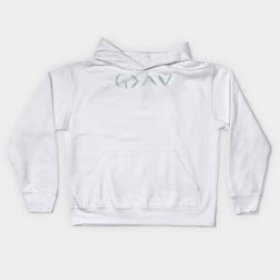 God is greater than the highs and the lows Kids Hoodie